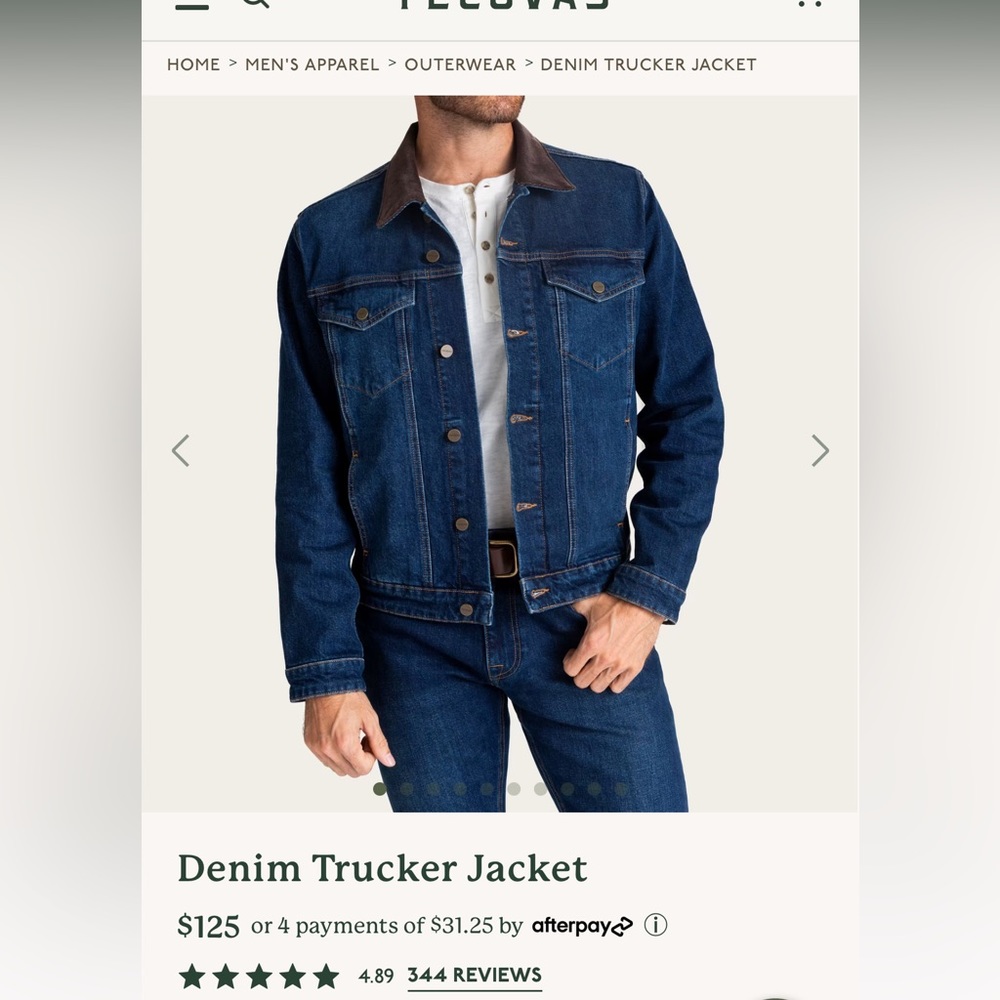 Tecovas Denim Trucker jacket